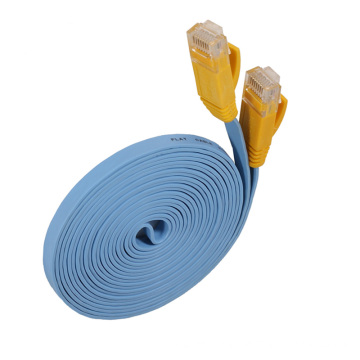 Wholesale UTP ethernet network Cat5e flat patch cord